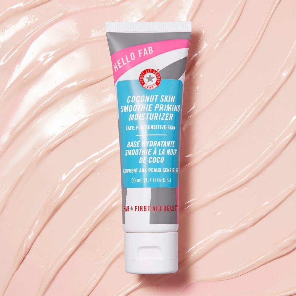 NIB- FAB first aid beauty, coconut skin smoothie priming moisturizer